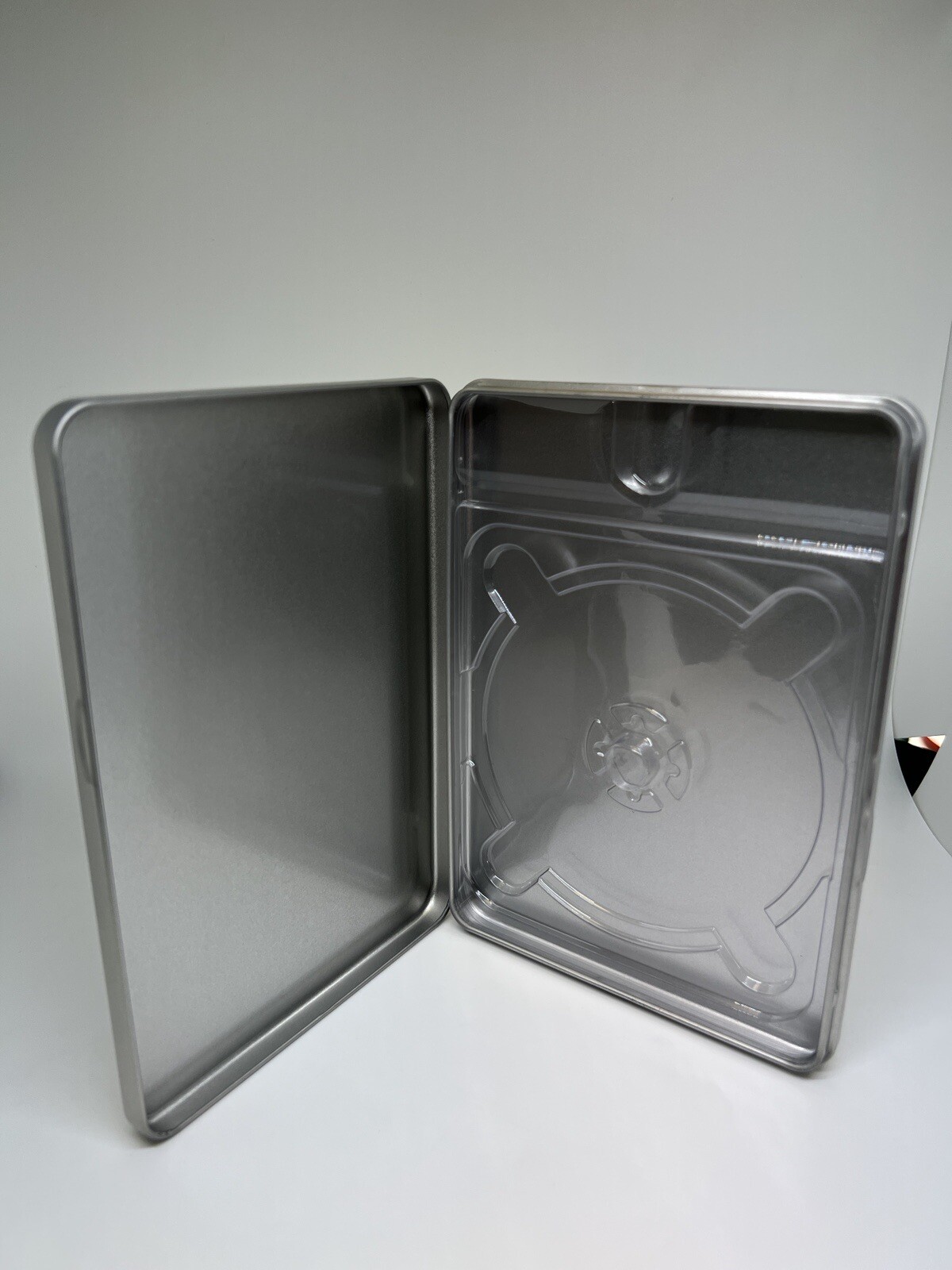 2 PCS NEW HIGH QUALITY TIN DVD CASE NO WINDOW NO INDENT, CLEAR TRAY, BL903