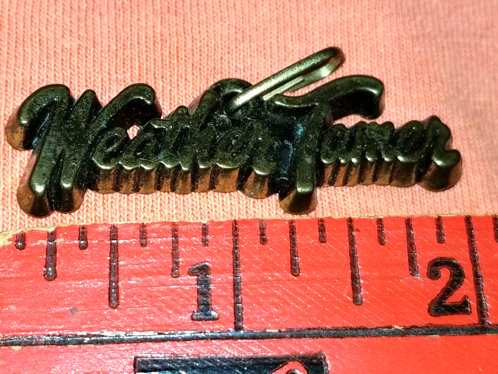 Weather Tamer Gold Toned Zipper Pull