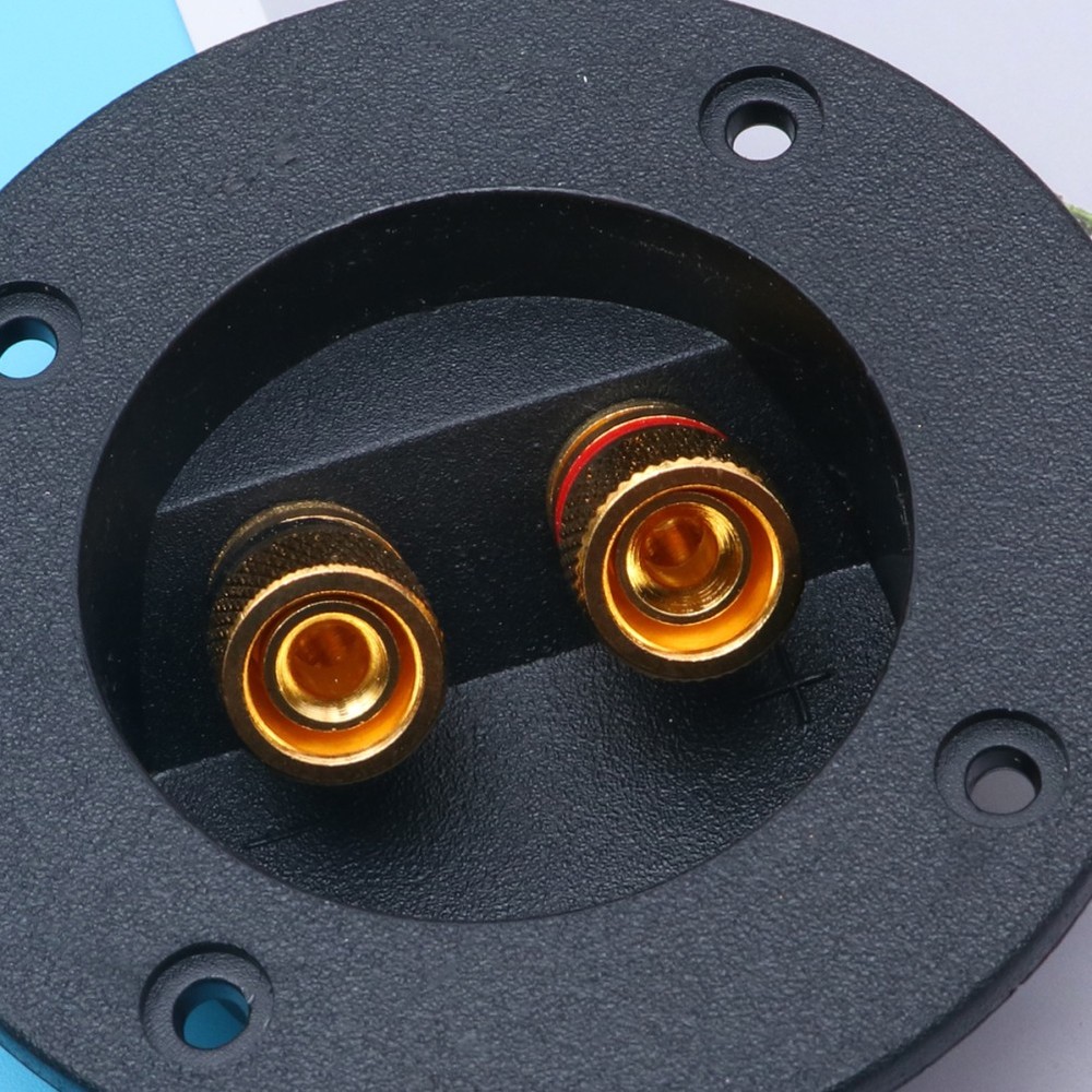 2Pcs Compact Speaker Terminal Connectors for Secure and Durable Connections