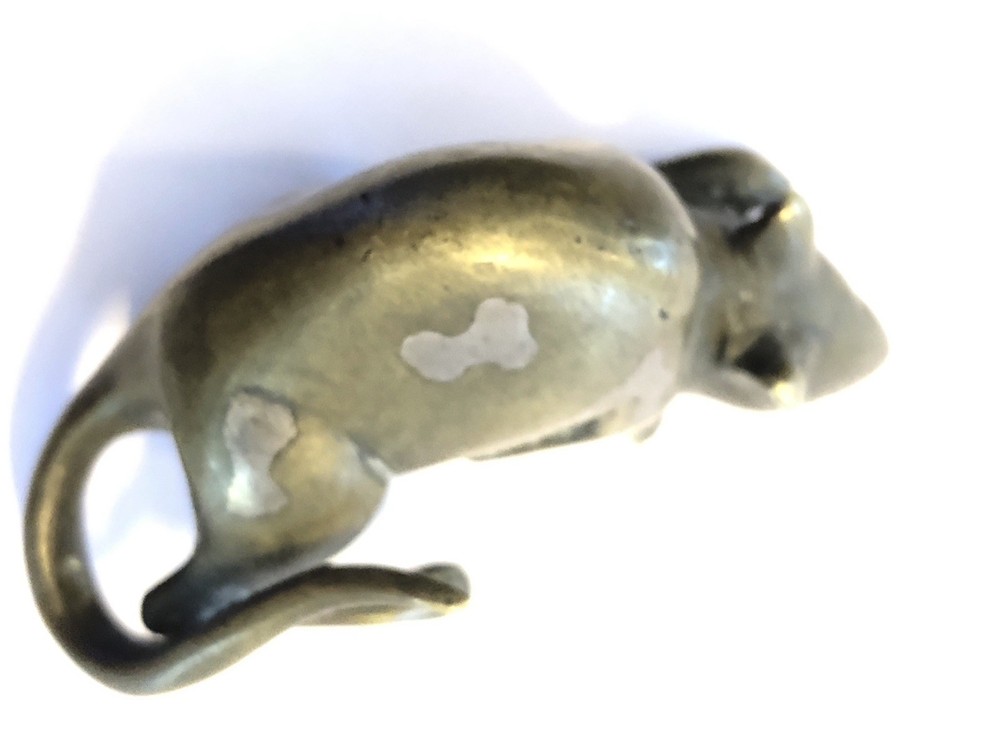 Vintage Bronze Rat, Mouse Figure