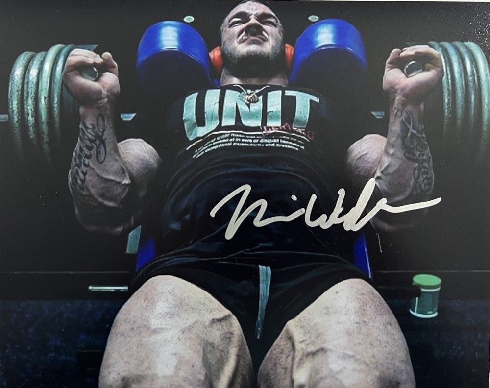 NICK WALKER SIGNED 8x10 PHOTO BODYBUILDER AUTOGRAPH AUTHENTIC COA