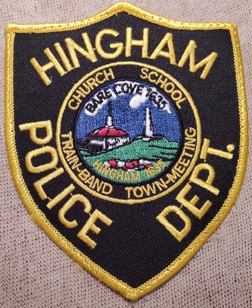 MA Hingham Massachusetts Police Shoulder Patch