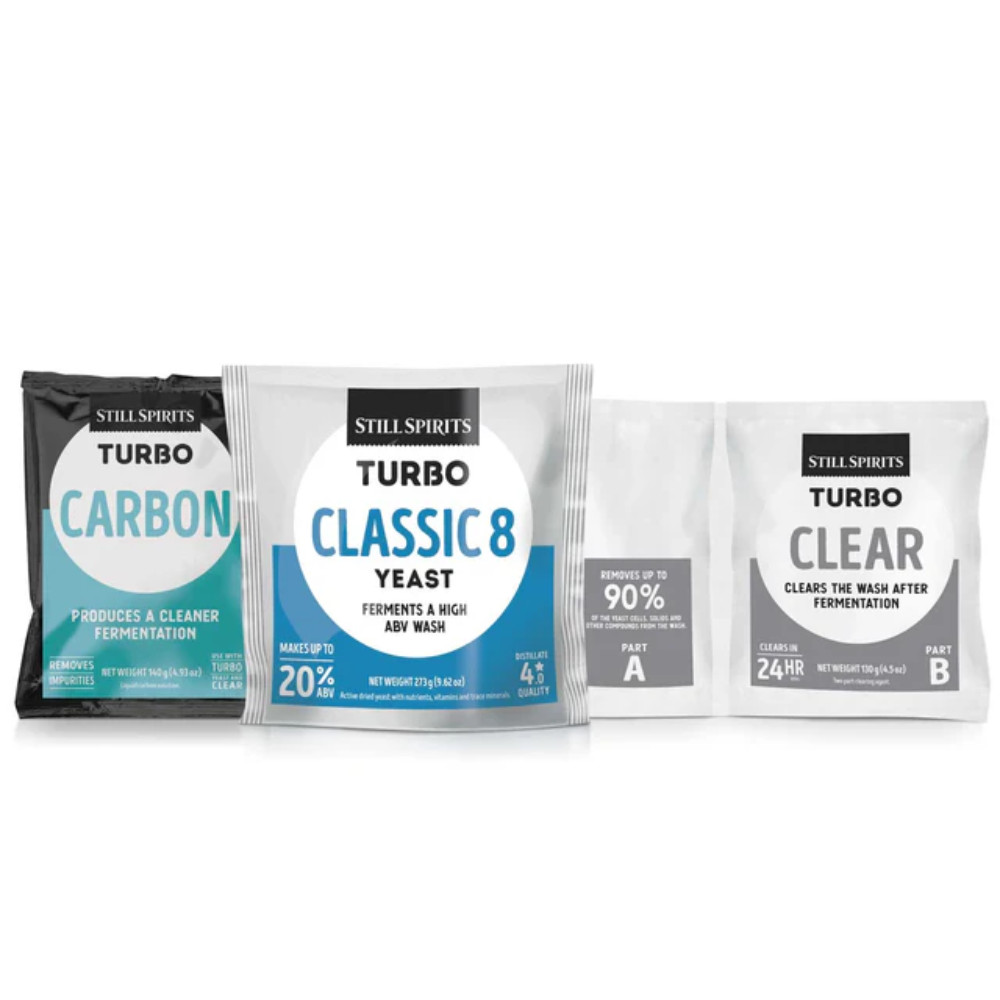 Still Spirits Classic 8 Turbo Yeast Fermentation Pack