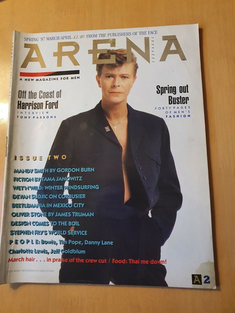 David Bowie Arena Magazine Issue 2 Spring 1987