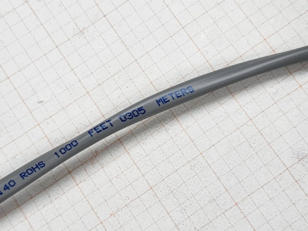 Belden Wire 6300UE 18/2C Media Control/Speaker/Audio Cable Plenum CMP Gray/100ft