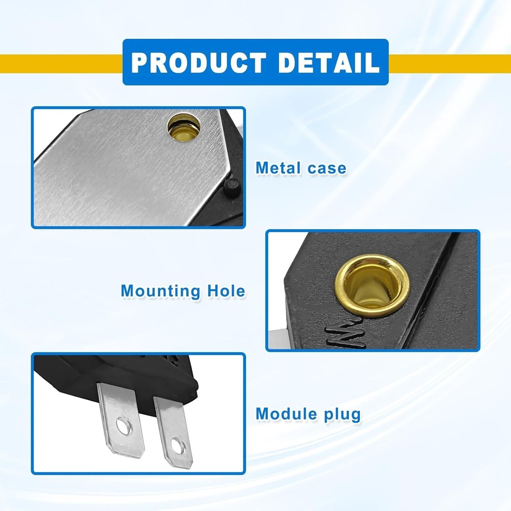 Durable 4-Pin Performance Ignition Module for Chevy and Pontiac - Bolt-On Design