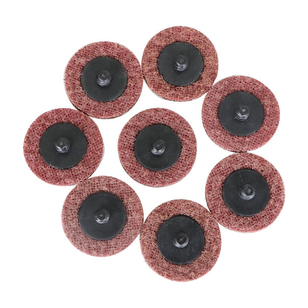 2" Medium Surface Conditioning Discs Roll Lock Die Grinder Sanding Pads 50 Pcs