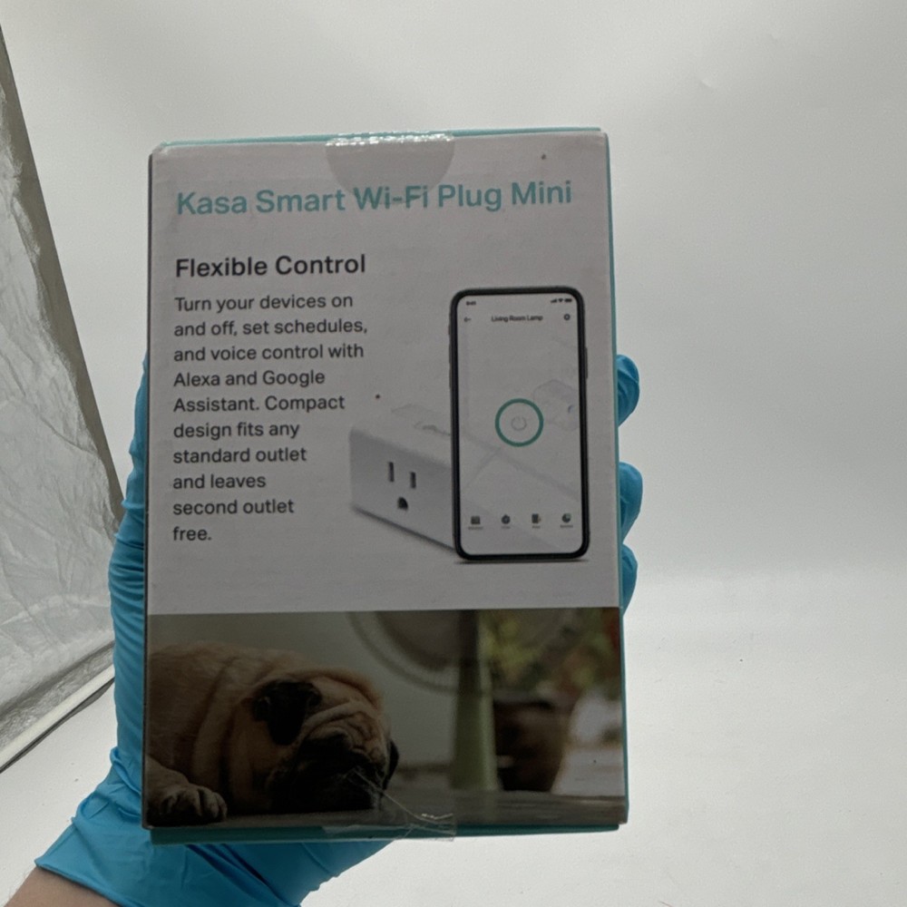TP-LINK Kasa Smart Wi-Fi Plug Mini, App-Controlled, Alexa Google Assistant