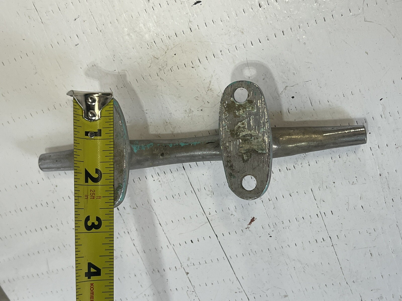 Chromed Brass Boat Cleat Herreshoff Cleat 8” Long