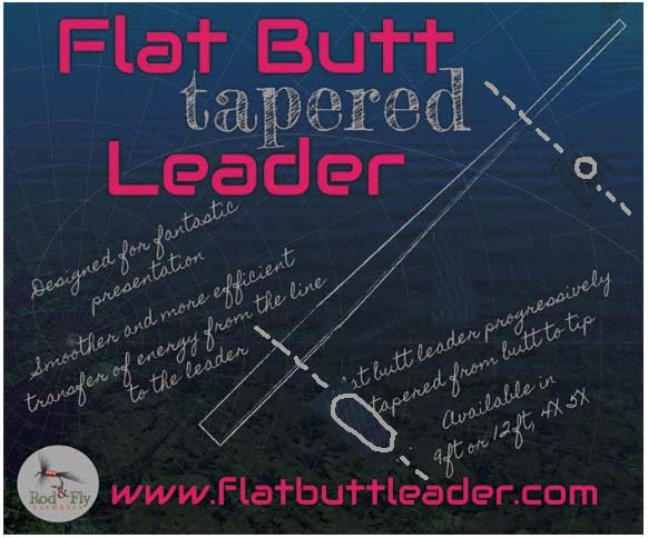 2 Flat Butt Tapered leaders 9ft