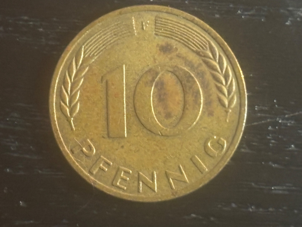 1950 Germany 10 Pfennig