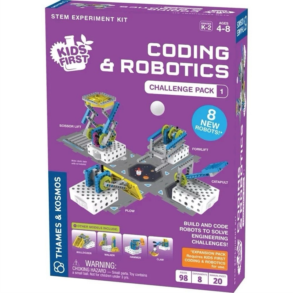Thames & Kosmos Kids First Coding & Robotics Challenge Pack 1 STEM Kit Ages 4-8