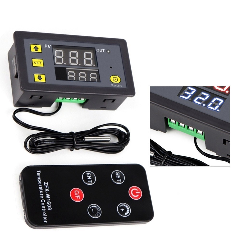 DC12V Digital Temperature Controller with Remote Sensor for Refrigerator Use