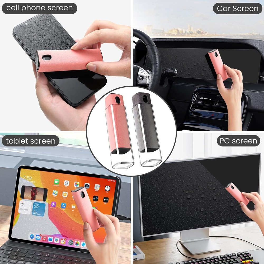 Touchscreen Screen Cleaner Kit 2 Pcs Microfiber Cloth
