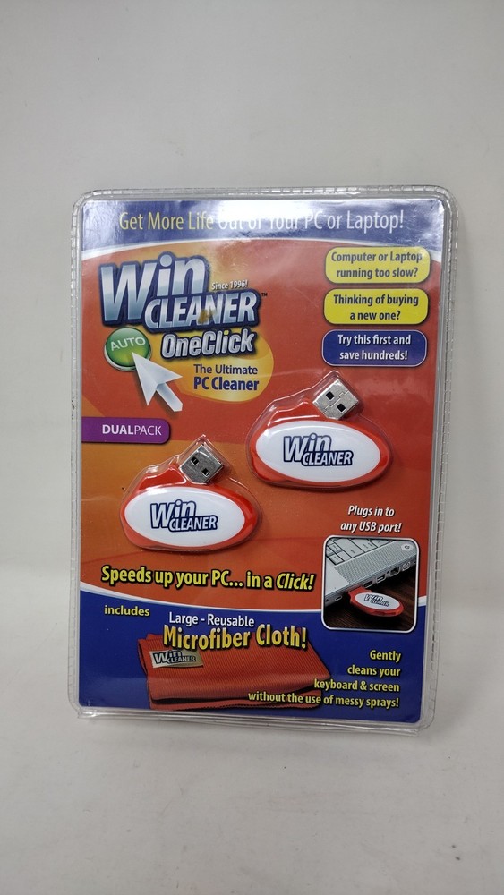 Win Cleaner USB-One Click, Fast & Easy Computer Clean,Optimize, Repair & Protect