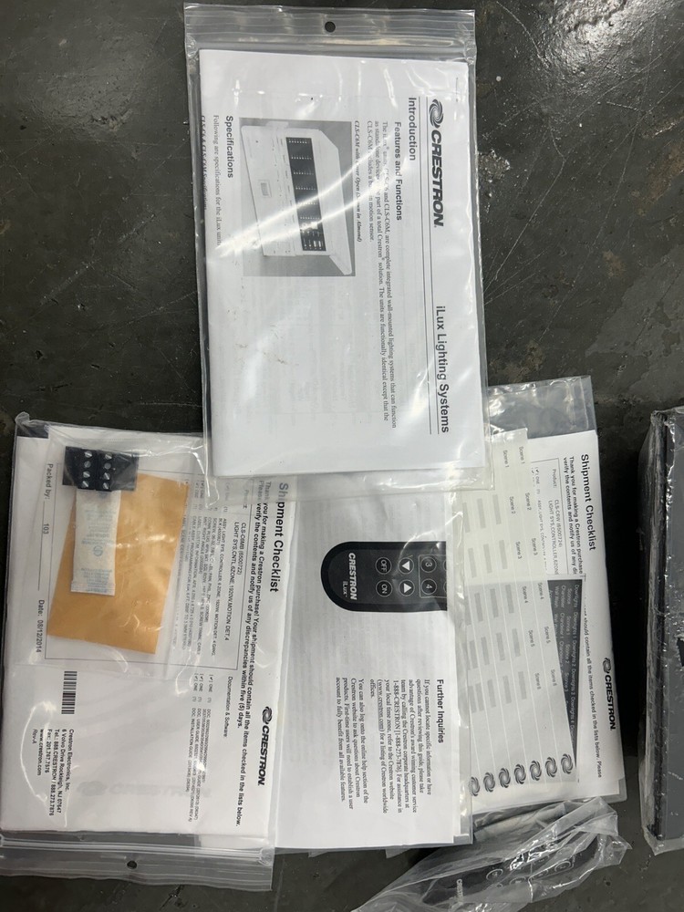 Crestron CLS-C6MB iLux® Integrated Lighting System w/ Remote Control, Black