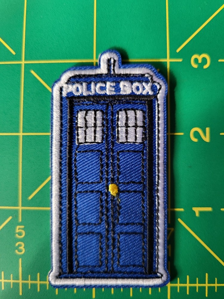 Doctor Who Blue Box Patch