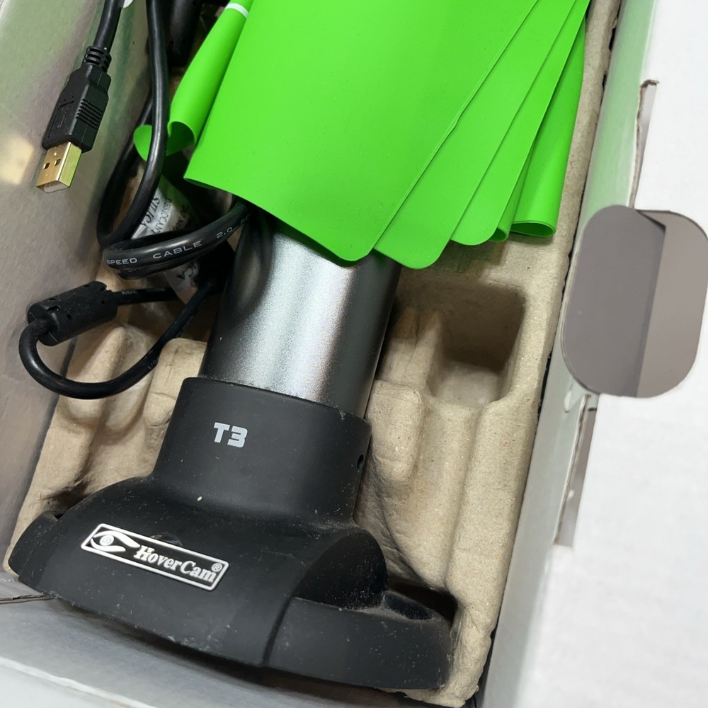 HoverCam T3 USB Document Camera 3 MegaPixel 30FPS 40x Digital Zoom w/ USB Cable