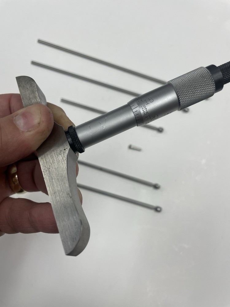 Starrett 445 Depth Micrometer 4in. Base