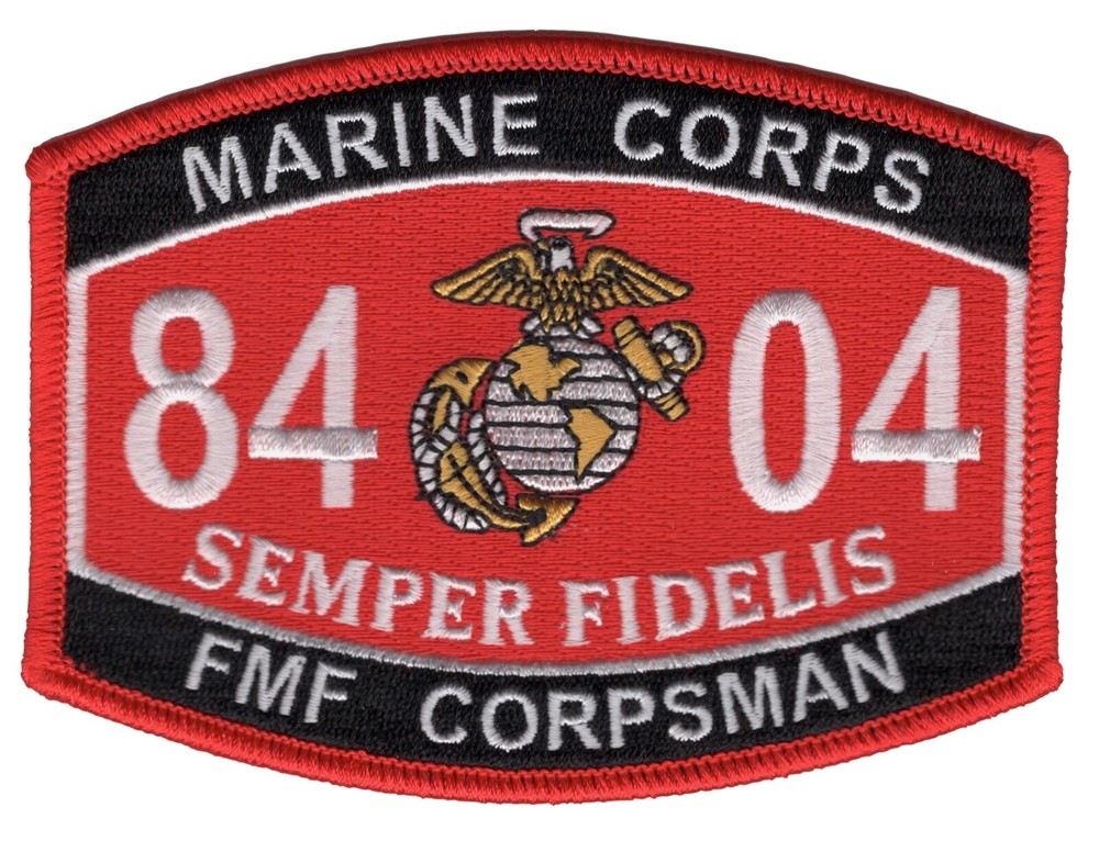 Fleet Marine Force Corpsman 8404 MOS Patch