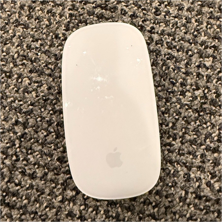 Apple Magic Mouse Wireless Bluetooth Laser Multi-Touch White Silver