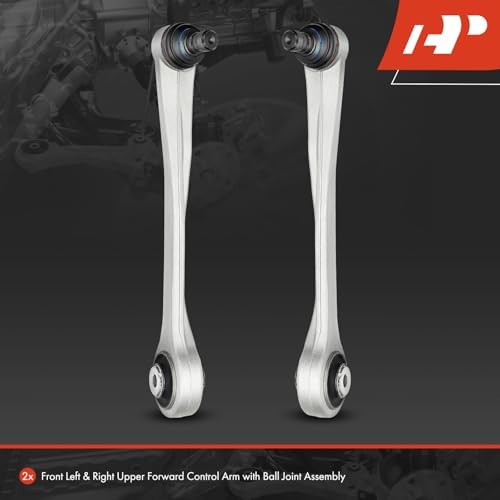 2 x Front Forward Upper Control Arm with Ball Joint & Bushing, Compatible