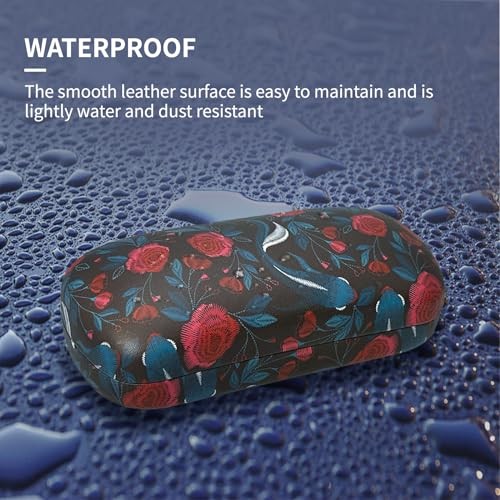 Hard Shell Sunglasses Case, Classic Large Glasses Case for Sunglass,