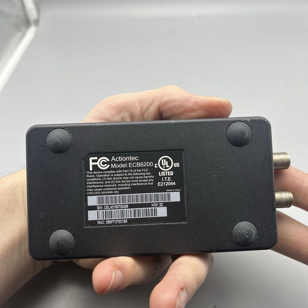 Actiontec ECB6200 MoCA 2.0 Network Adapter - No Power Supply