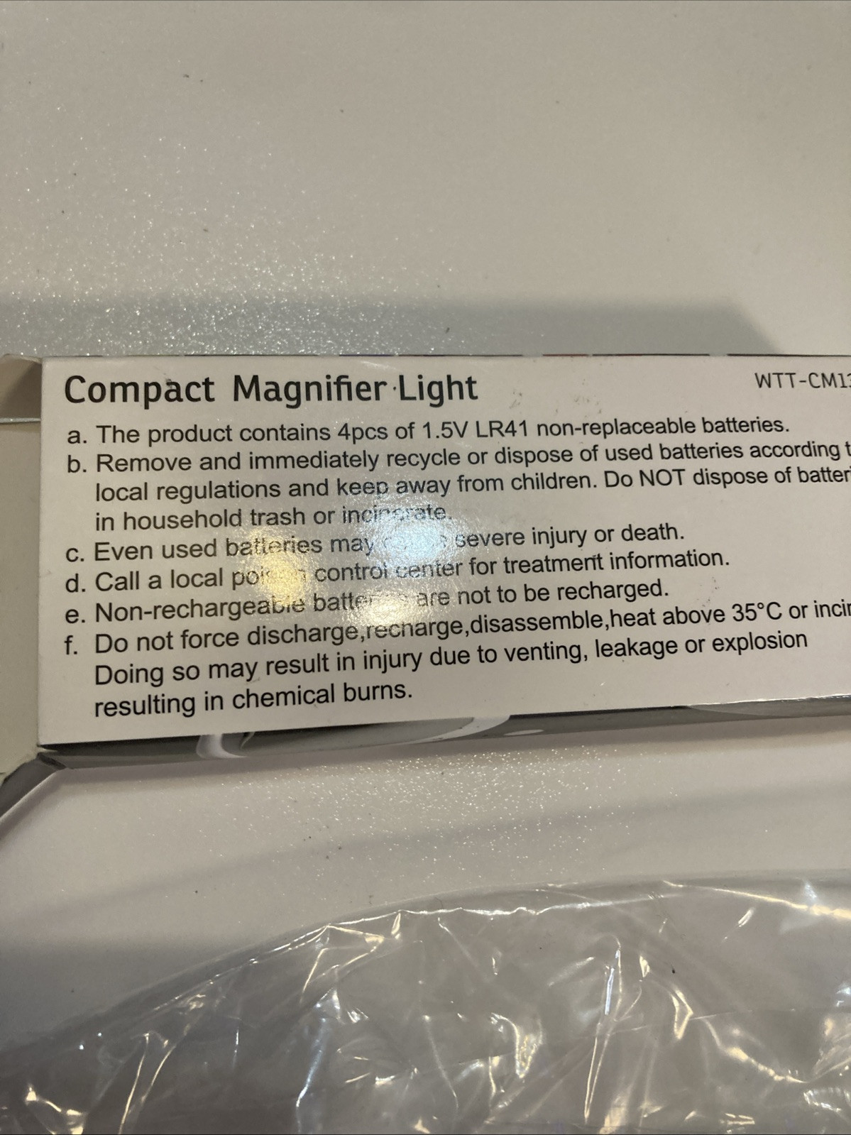 Pocket Magnifier Light