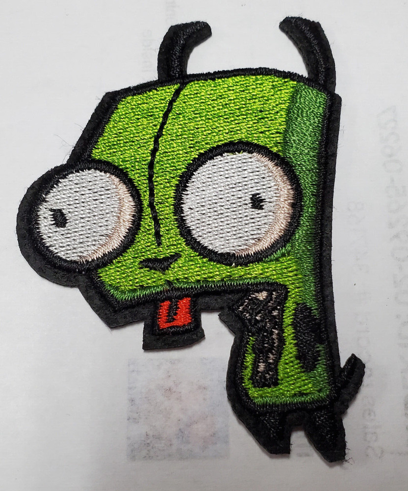 Invader Zim Die Cut  3"  Patch- Mailed from USA