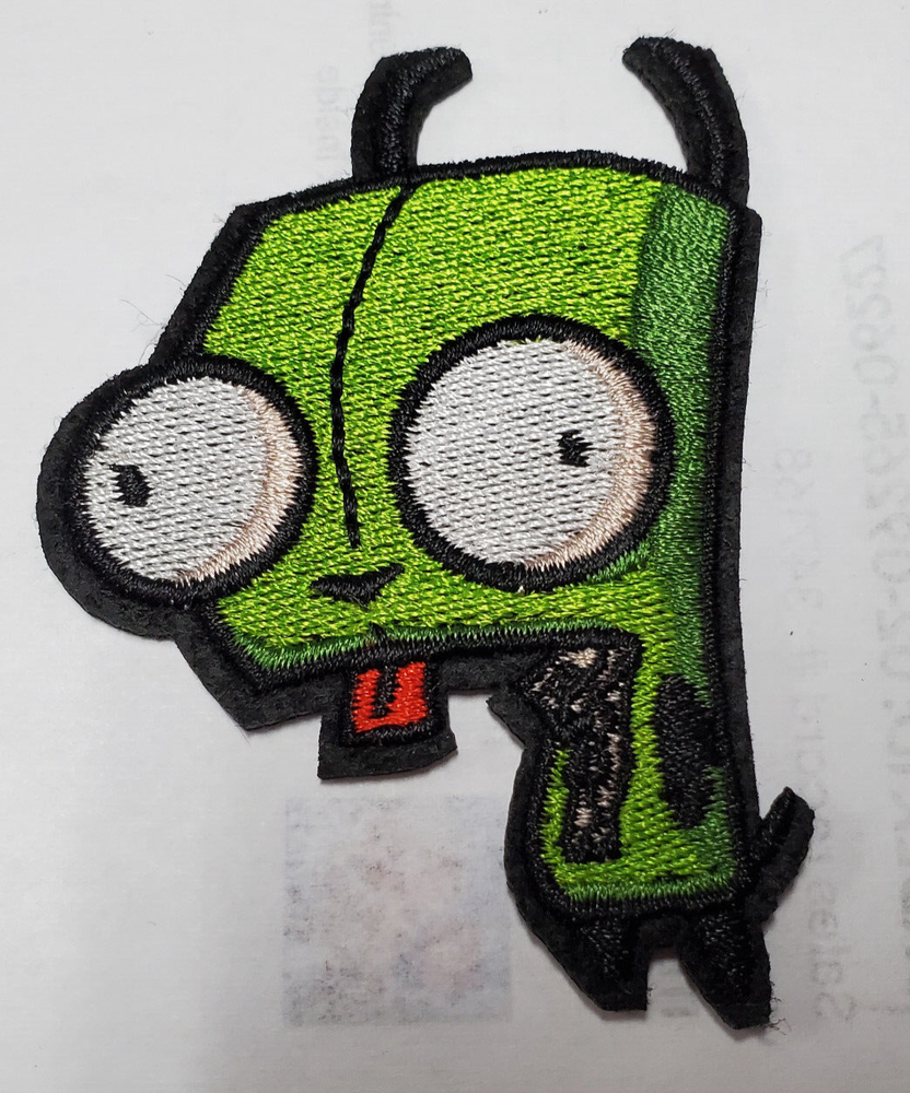 Invader Zim Die Cut 3" Patch- Mailed from USA
