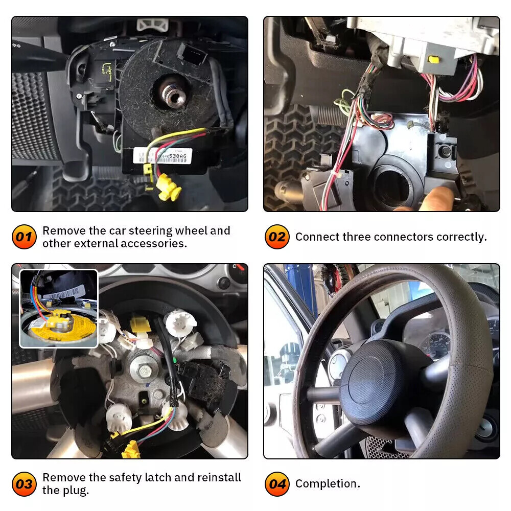 Clock Spring For Jeep Wrangler JK 2007-2018 With Angle Sensor Steering Wheel