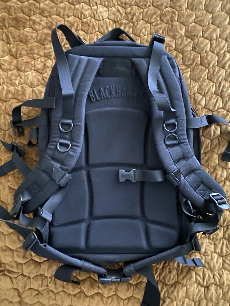 BLACKHAWK Tactical Backpack Multi-Use Pack Bag Full Size Military Black SOF SEAL