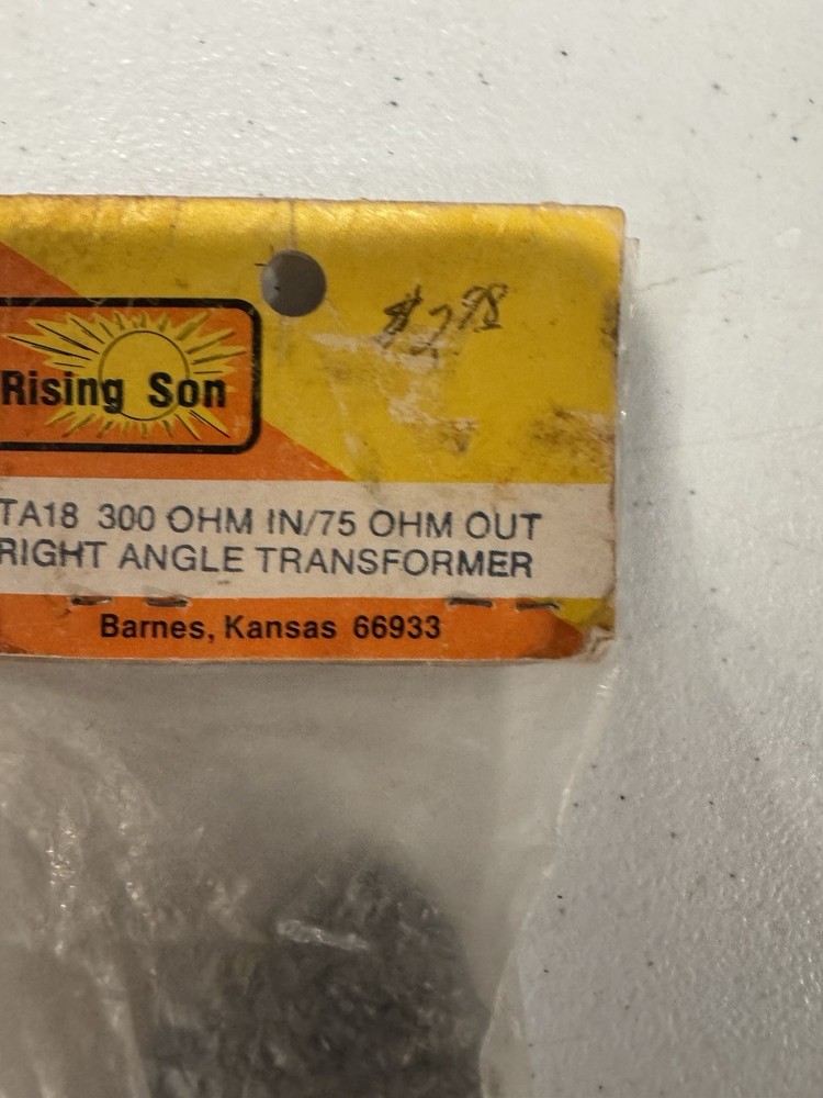 Rising Son TA18 Right Angle Transformer