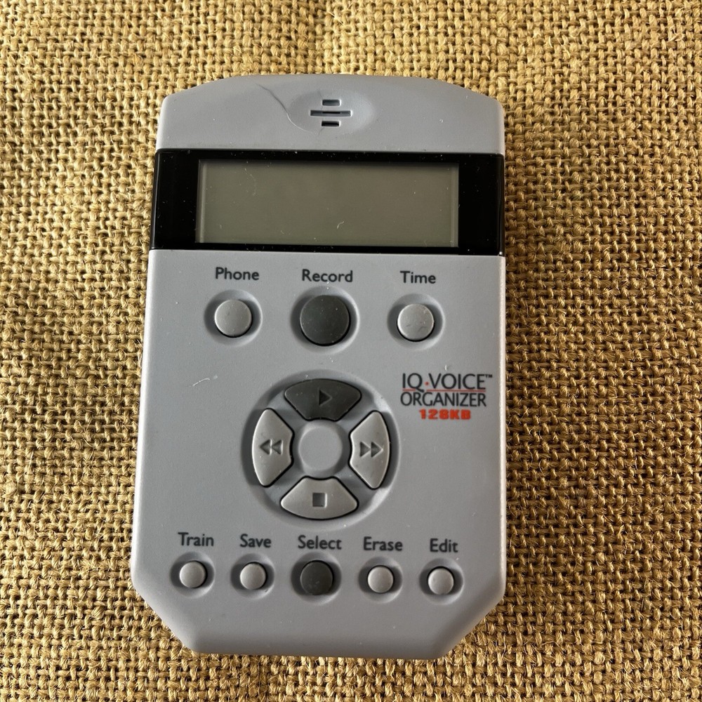 IQ Voice Organizer Recorder 128kb Model 5050 Tested & Working Private Hack Proof