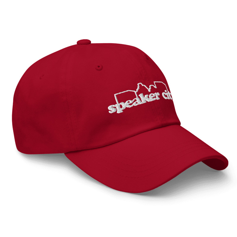 Speaker City Retro Comedy Logo Adjustable Embrodiery Classic Dad Hat