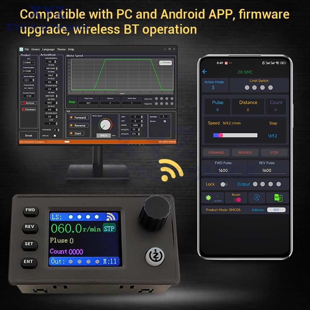 SMC05 Stepper Servo Motor Pulse Controller with Forward/Reverse Speed Control