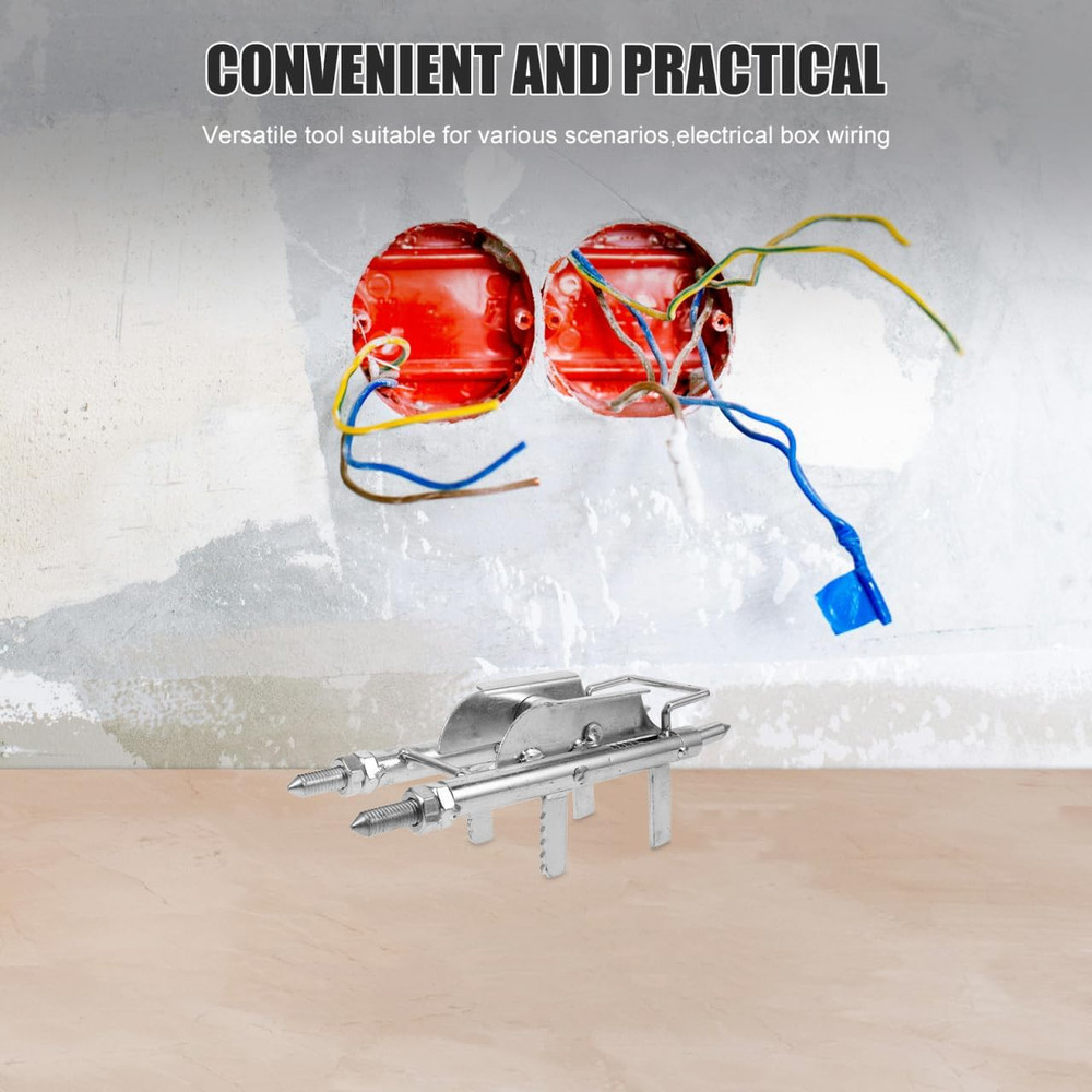 Homoyoyo Metal Wire Pulling Tool Junction Box Cable Threading Aid for Electricia