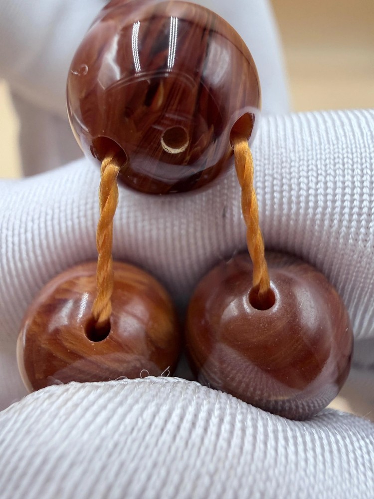 مسباح فاتوران بخراطة “رامي” Faturan misbaha with “Rami” carving