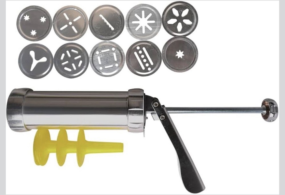 New Biscuits Cookie Press - Decorating Set, DIY Cookie Maker, Baking, Homemade