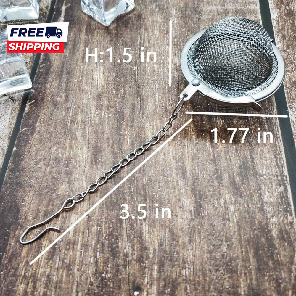 Tea Steeper 2Pcs Mesh Tea Infuser Premium Tea Filter Tea Interval Diffuser
