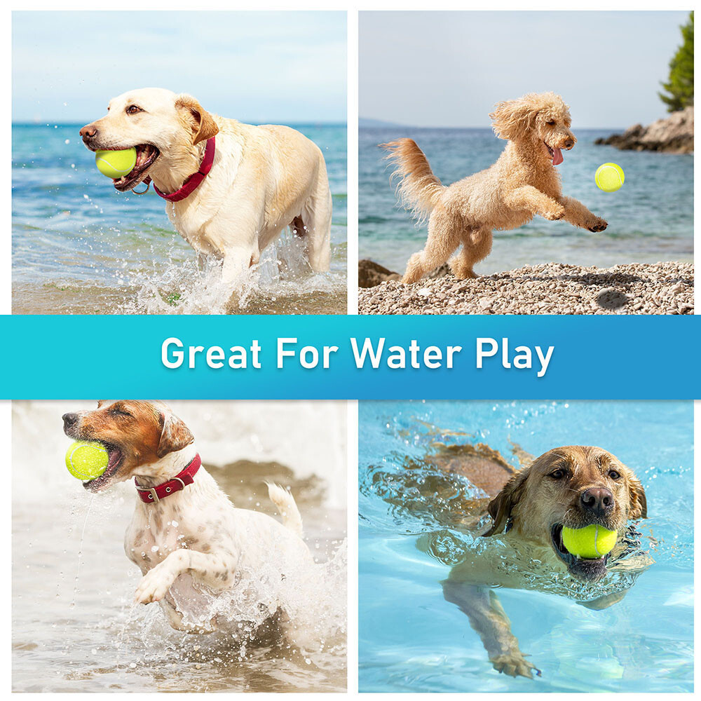 New Tennis Balls for Dogs 2.5” Squeaky Dog Toy Interactive Pet Fetch Ball