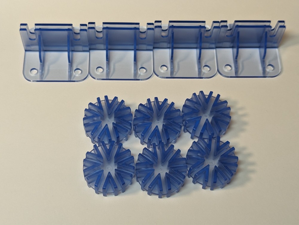 10x Snap Circuits Vertical / Structure Parts : Base Grid Supports & Stabilizers