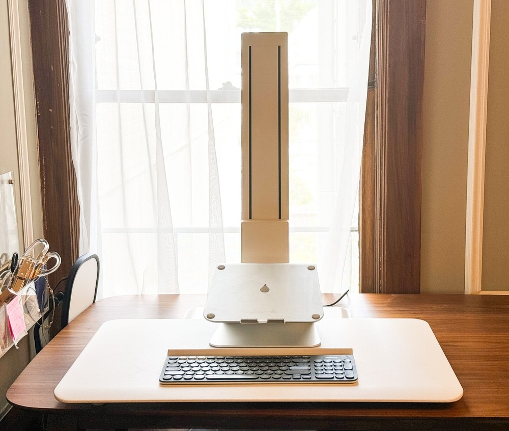Humanscale Quickstand Eco - White, Laptop - Freestanding Base