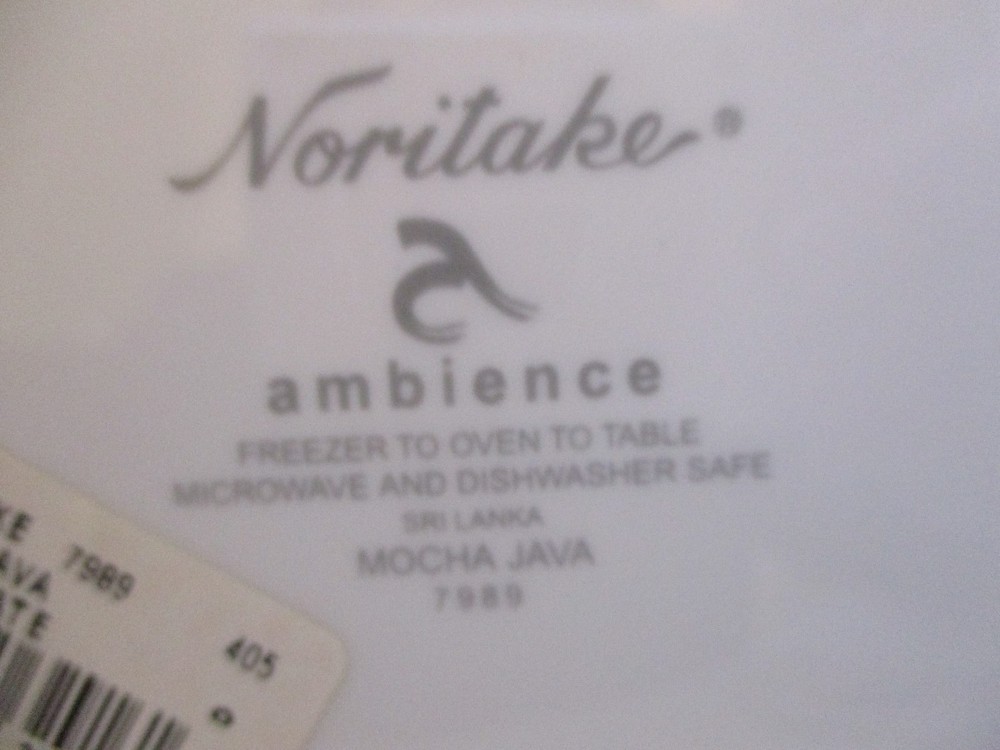 NORITAKE MOCHA JAVA SALAD PLATE 8 1/2" -0402A