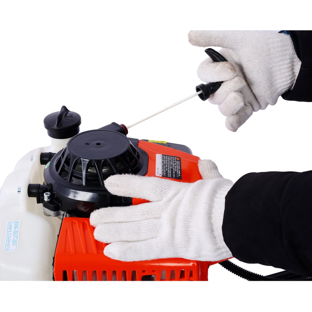 2.7HP Post Hole Digger 63cc Two Person Handle Gas-Powered 2-Stroke Digging Drill