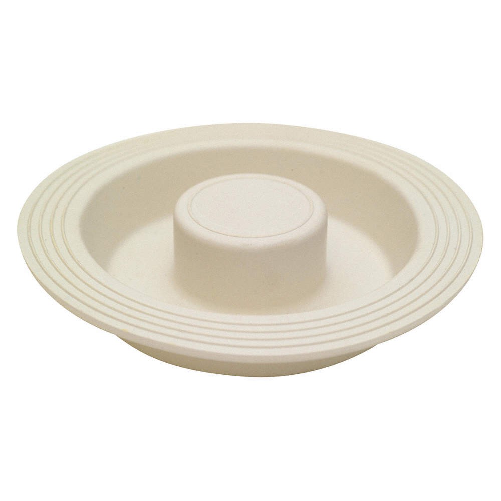 GRAINGER APPROVED 30101 Stopper,Rubber Construction,White PK 10
