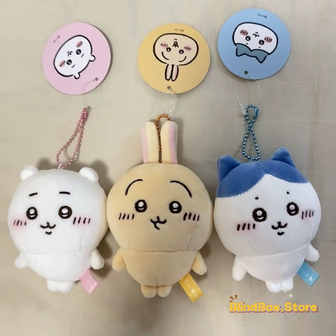 Chiikawa Usagi Hachiware 10cm/4in Keychain Plush Doll Fans Collectible Toys Gift