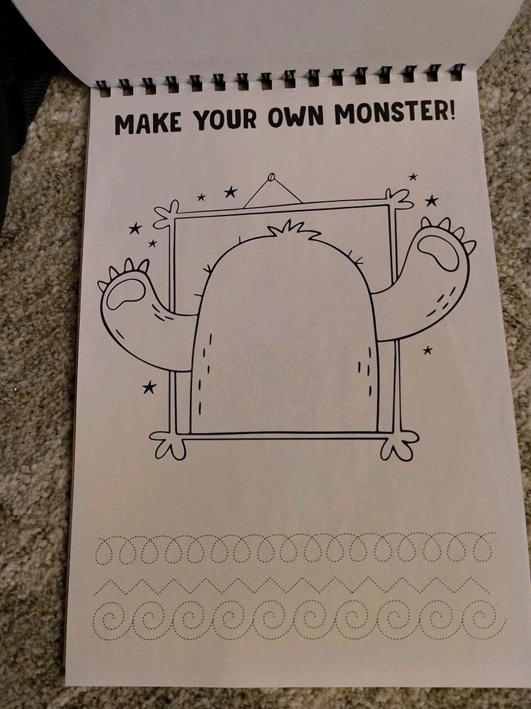 Halloween Coloring & Sticker Activity Set Case Create on The Go