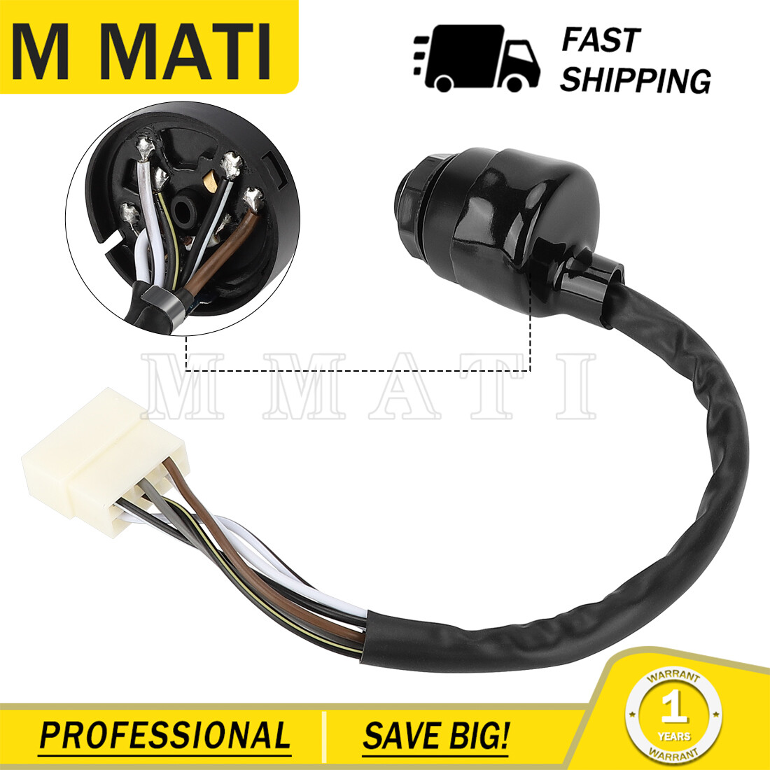 Ignition Switch & Key For Kawasaki Mule 500 550 2500 2510 2520 2010 2020 2030